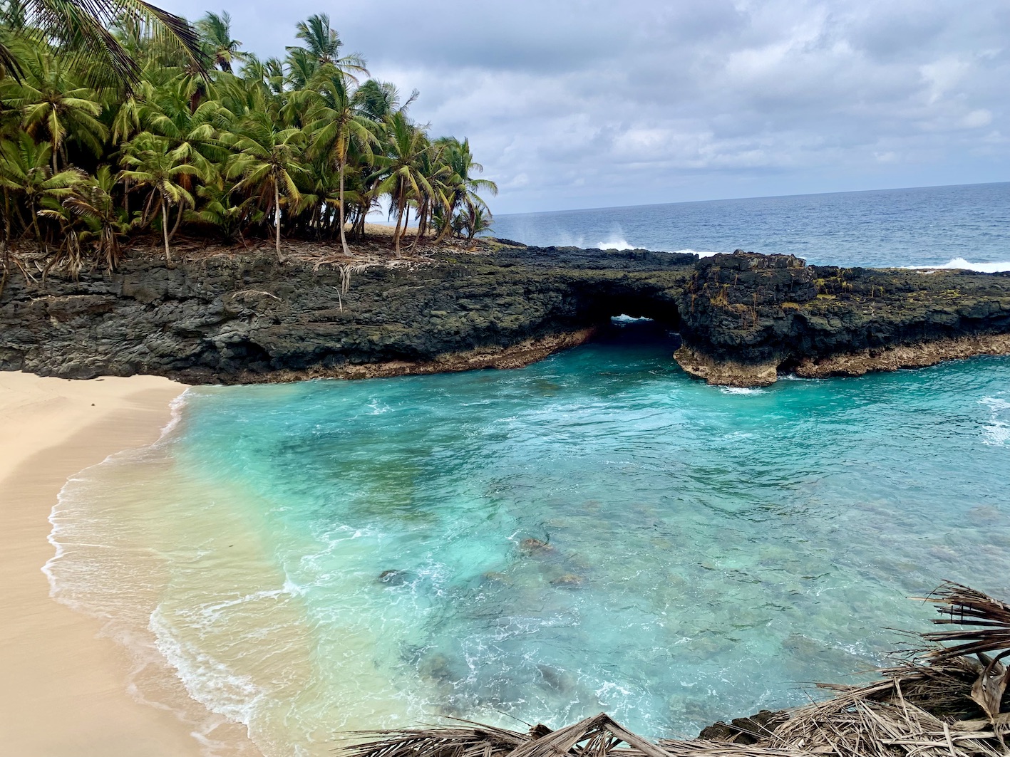 Isla de Rolas en Santo Tomé y Príncipe