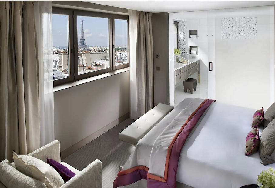 Mandarin Oriental Paris, habitación