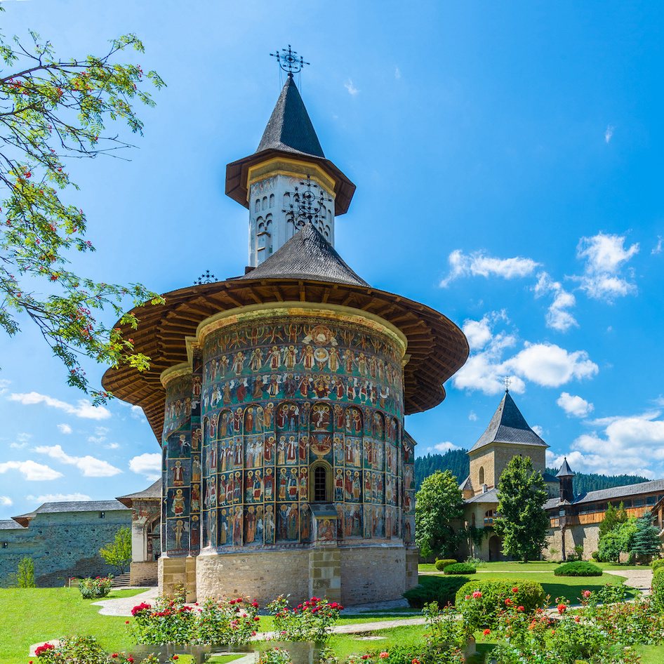 Rumanía, Monasterios pintados en Bucovina